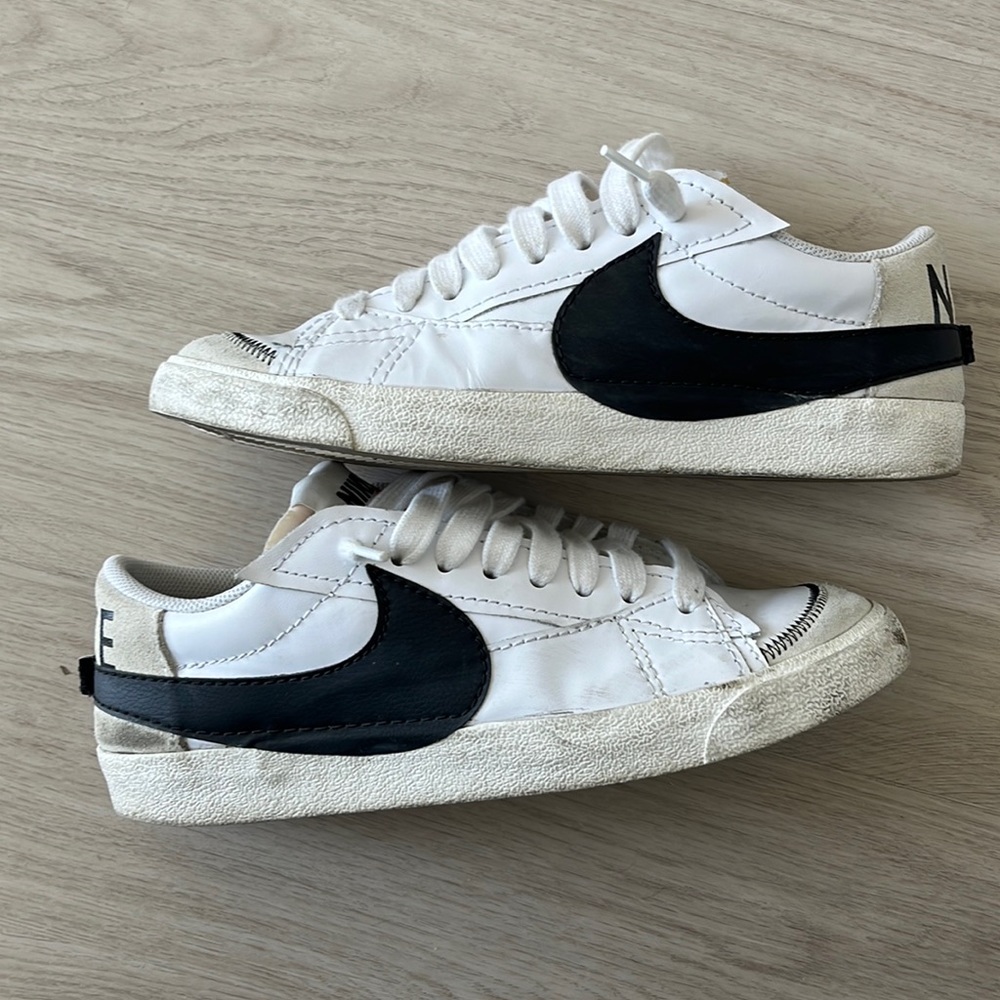 Nike Blazer Low ‘77 Jumbo Black and White Sz 12